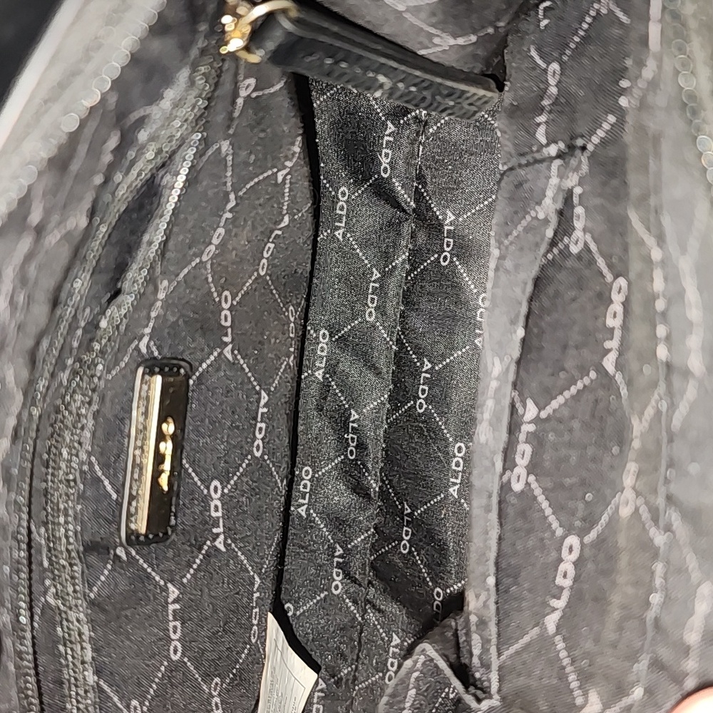 ALDO Black Solid Handheld Bag with Sling‎ Strap Crossbody - Picture 9 of 13